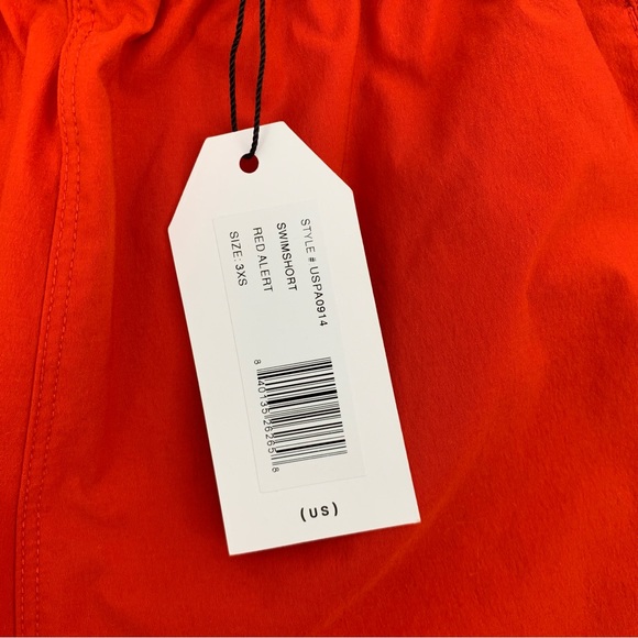 Universal Standard ‘Red Alert’ Pull On Swim Shorts Size XXXS NWT - Picture 8 of 10